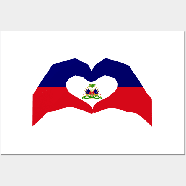 We Heart Haiti Patriot Flag Series Wall Art by Village Values